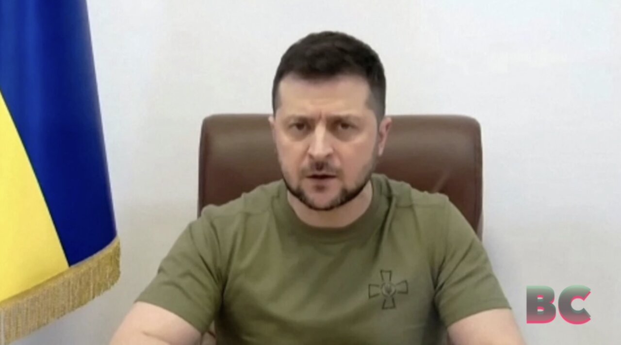 Zelensky urges West to shoot down Russian missiles like they did for Israel