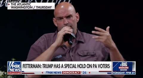 Fetterman States That Pennsylvania Support For Trump Deepened After First Assassination Attempt