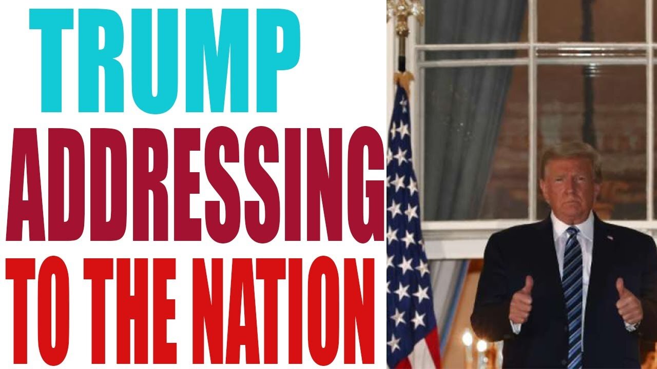 FINALLY !!! TRUMP IS ADDRESSING TO THE NATION TODAY UPDATE - TRUMP NEWS