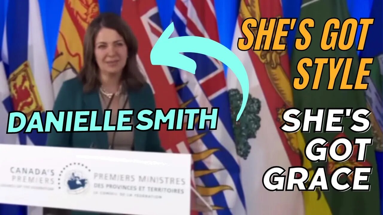 "Style & Grace, She's a Winner!" Danielle Smith at Premiers' Meeting