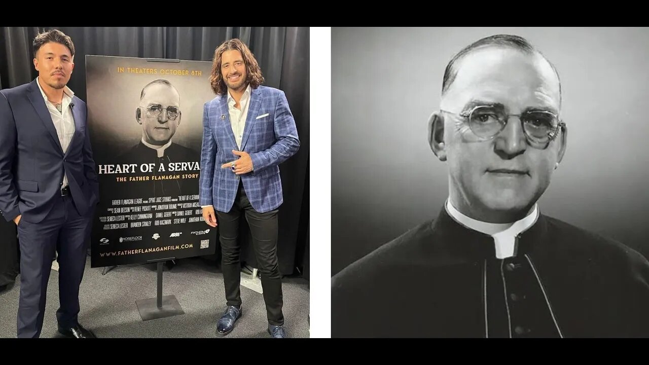 Jonathan Roumie participates in the premiere of Heart of a Servant-The Story of Father Flanagan