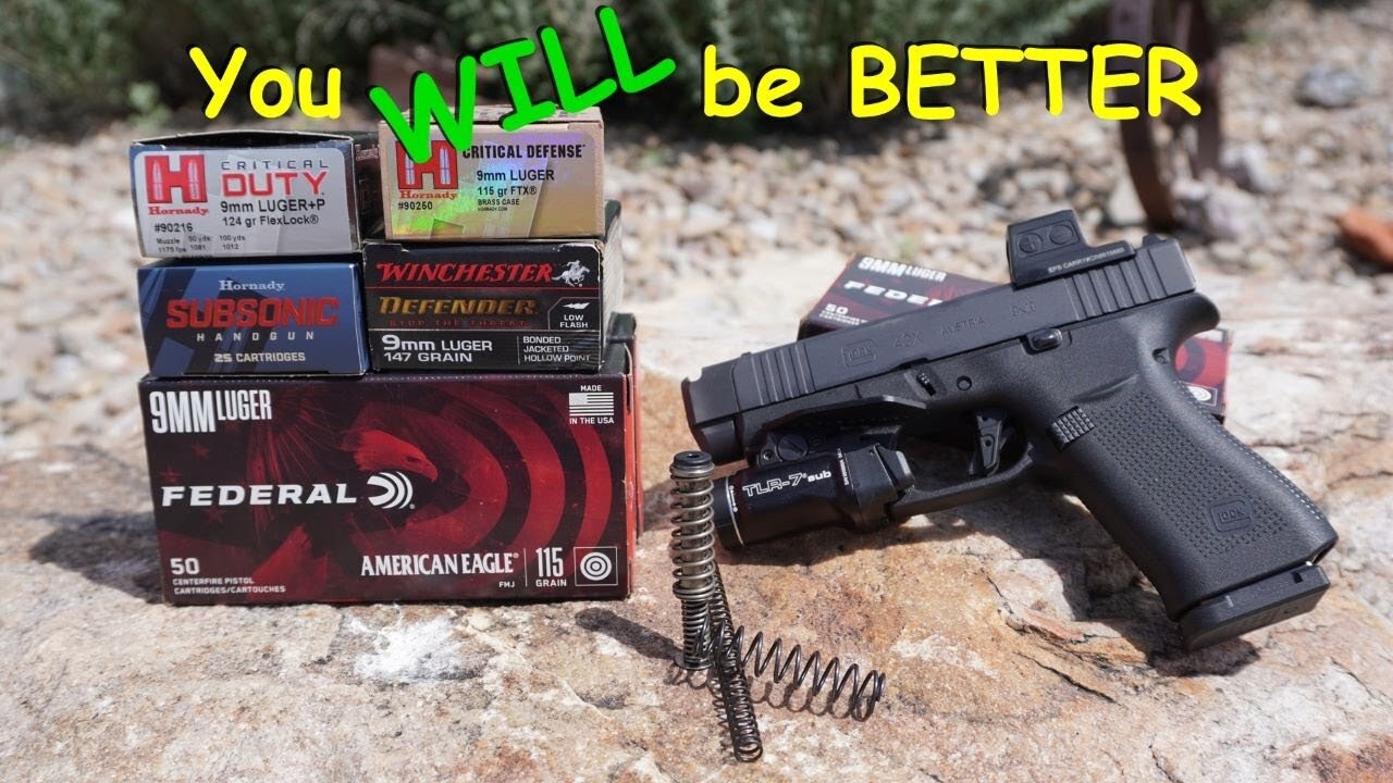 Tuning your pistol with the correct ammo and springs