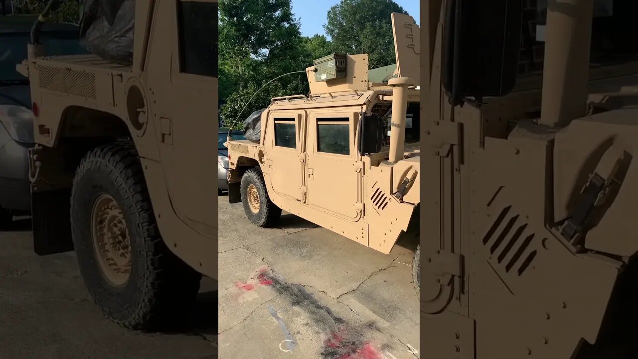 Just another #HMMWV in suburbia. The #battlewagon3