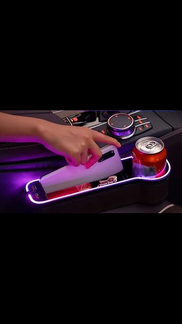 Car Seat Crevice Storage Box Cup Drink Holder Organizer