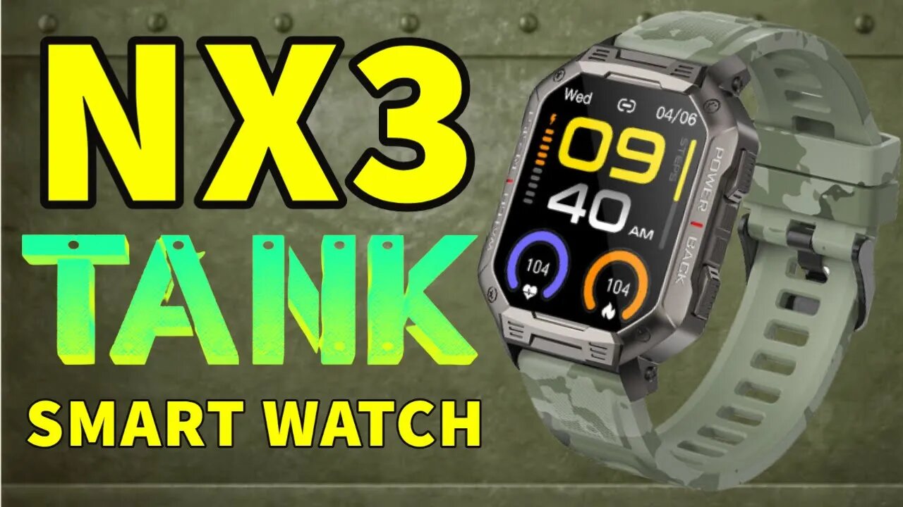 NX3 Smart Watch militar IPS 1.83 bateria 410 mAh IP68 pk C20 PRO Rogbid S2 Tank Kospet K55 KR06