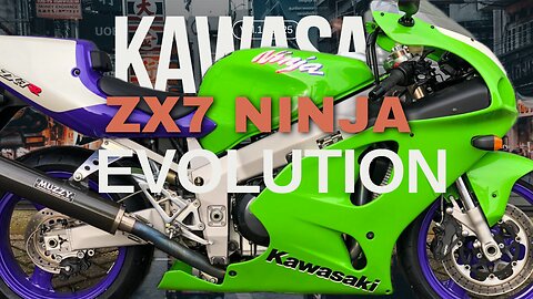 Kawasaki zx7,zxr750 through out the years