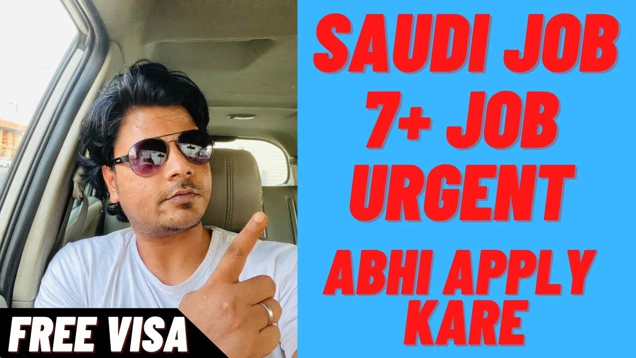 Saudi Arabia All Category Job And Good Salary Apply Now