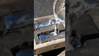 😱 Amazing Metal Casting using Sand #amazing #wow #cool #entertainment #fyp #viral