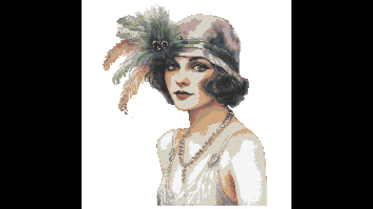 ROARING 20s Cross Stitch Pattern by Welovit | welovit.net | #welovit