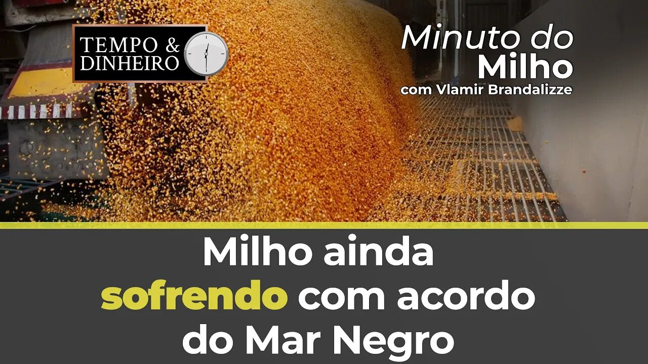 Milho ainda sofrendo com acordo do Mar Negro