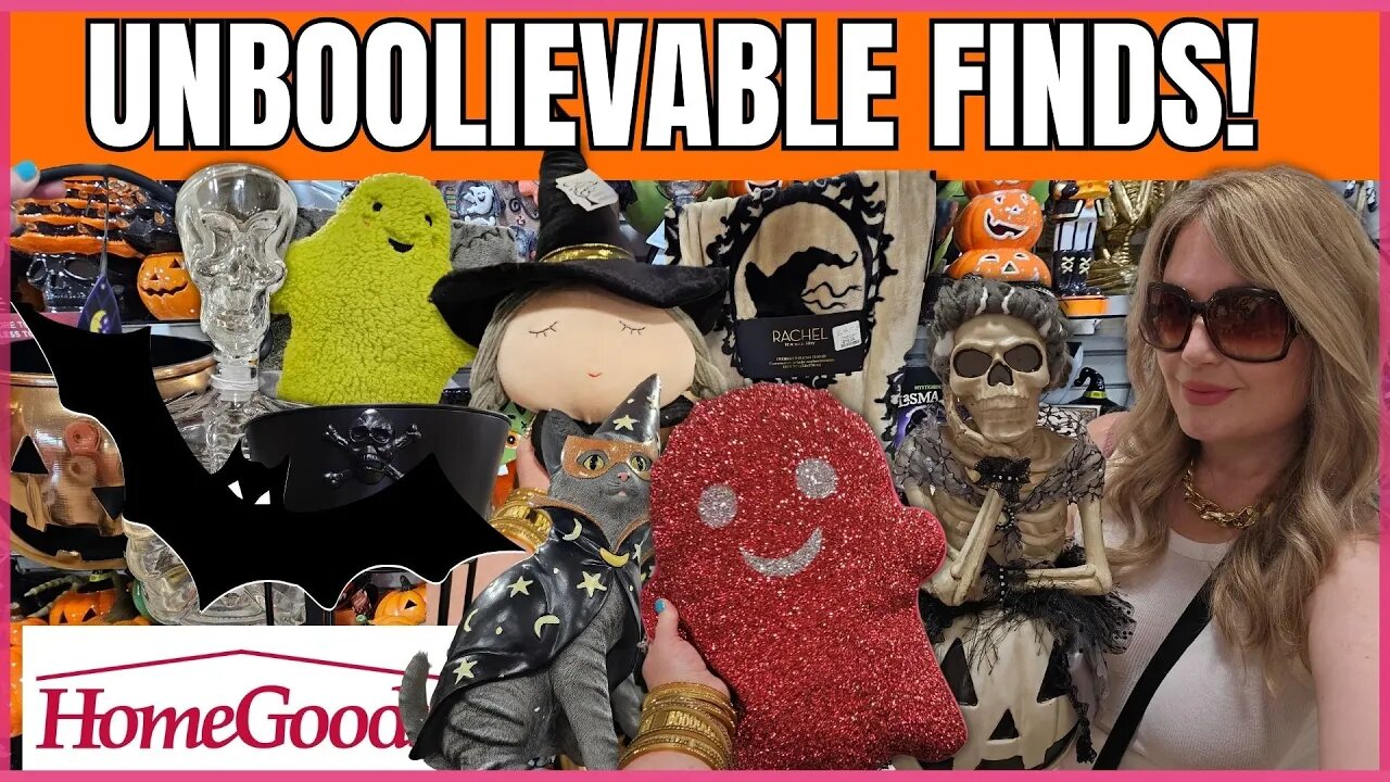 HomeGoods ALL NEW HALLOWEEN | PINK SPARKLY GHOSTY & HAUL | Store Walk Thru | #homegoods #halloween