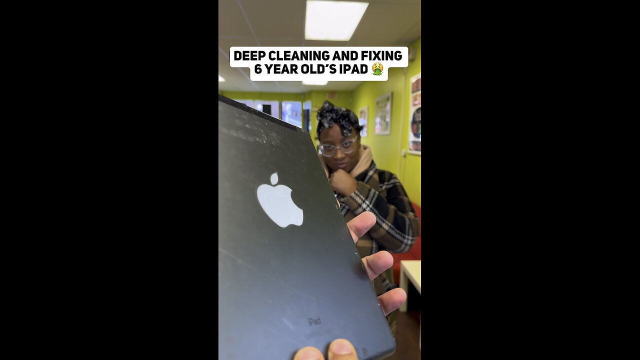 Deep Cleaning and Fixing Bent iPad 🤢🤮