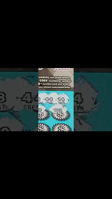 HUGE WINNING Lottery Ticket Scratch Off!