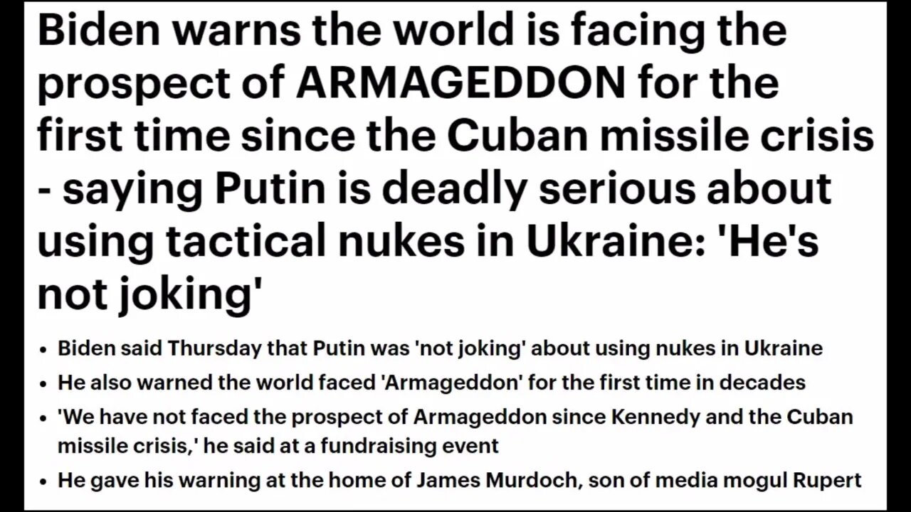 Could we be facing nuclear war?