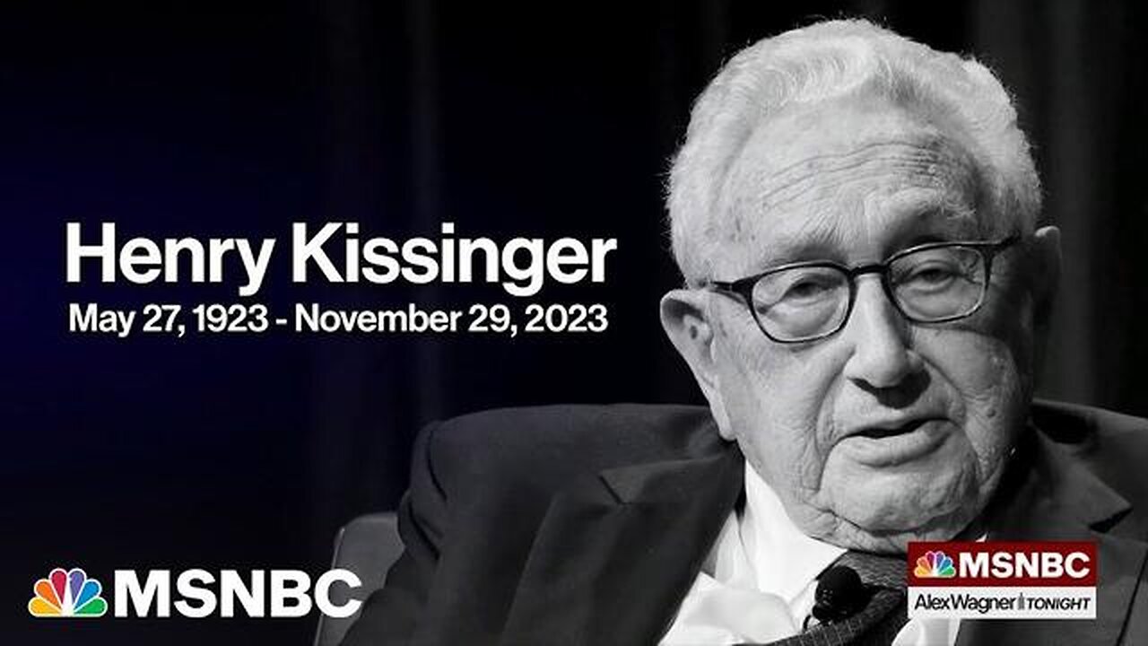 -Henry Kissinger, foreign policy advisor to multiple presidents, dead at 100