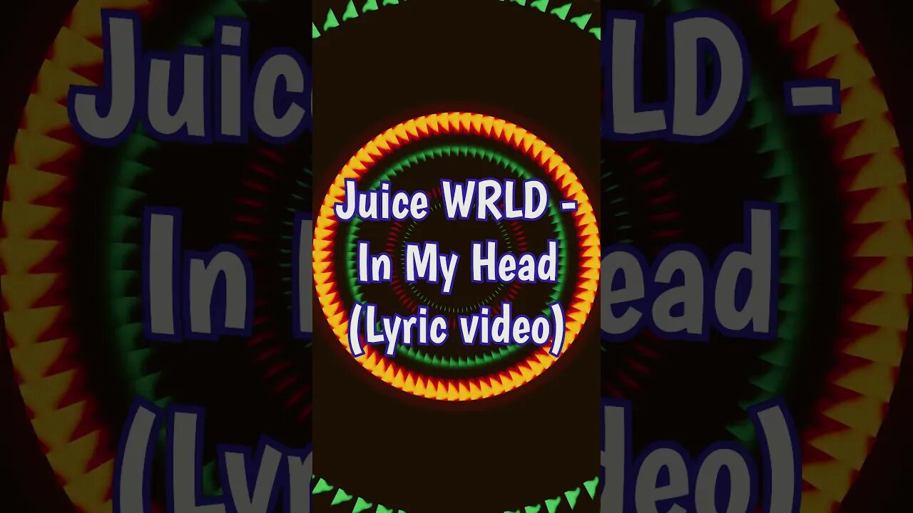 Juice WRLD - In My Head (Lyrics) #shorts