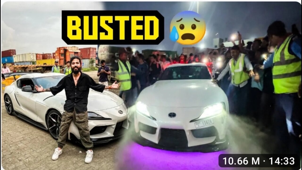 Apni New Supercar Supra Mk5 Ki Delivery Mai Ye Kya Hogaya 😰 Busted