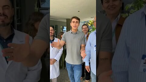 Nikolas visita a Hospital universitário Ciências Médicas e Sofia Feldman, que atendem BH e toda MG.