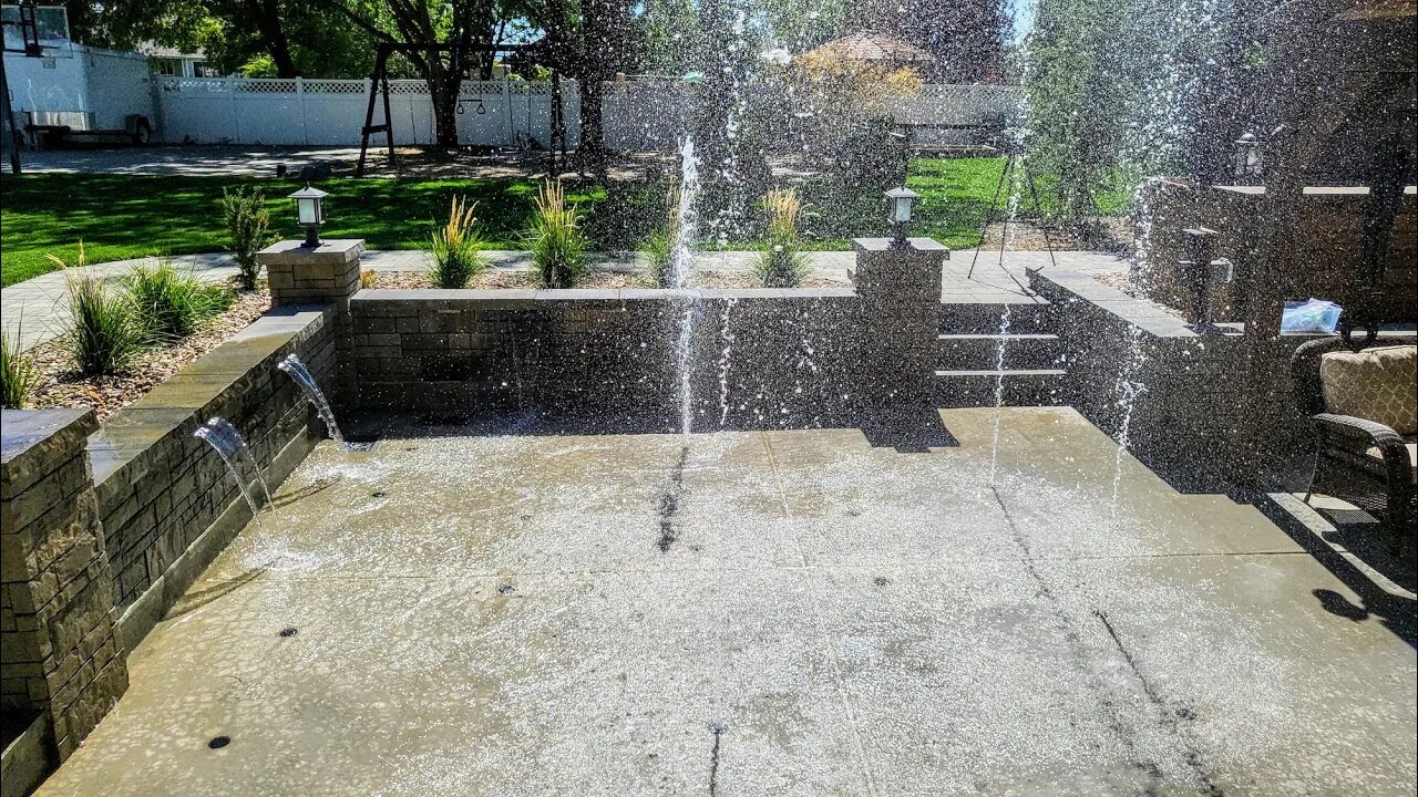 Rain Deck Splash Pad, Nozzles, and Spray Patterns Reviewed...