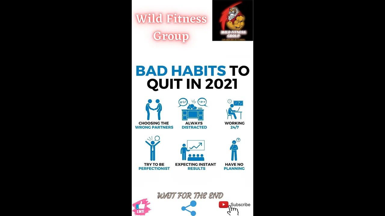 🔥Bad habits to quit in 2021🔥#shorts🔥#viralshorts🔥#fitnessshorts🔥#wildfitnessgroup🔥