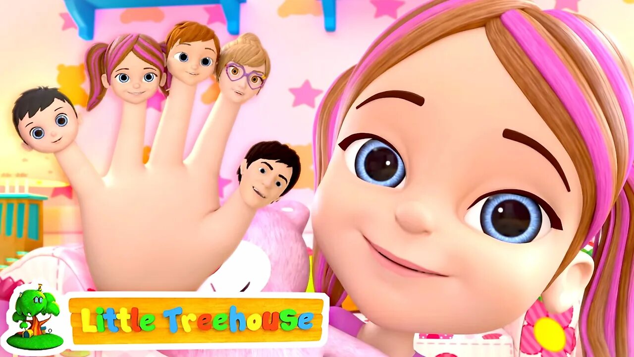 The Finger Family | Daddy Finger | Nursery Rhymes & Kid Songs | Children's Music | Little Treehouse