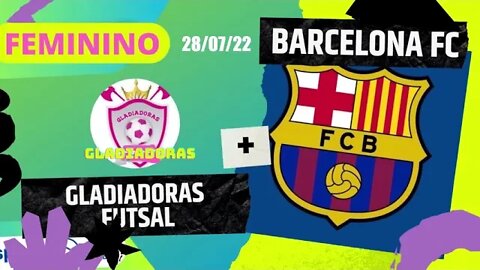 GOLS GLADIADORAS FUTSAL X BARCELONA FC CAMPEONATO DE FUTSAL DE INVERNO 2022 ARTUR NOGUEIRA