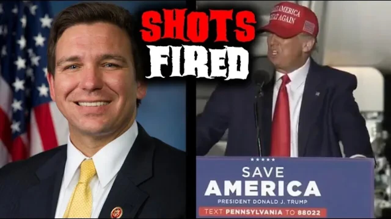 Trump SHOTS FIRED At DeSantis: Will They Run Against Each other In 2024? MY ANALYSIS.