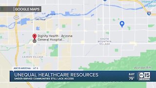 Unequal healthcare resources in Arizona