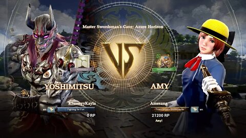 Yoshimitsu (KlumsyyKayla) VS Amy (Amesang) (SoulCalibur™ VI: Online)