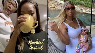 Erica Dixon On Not Liking Bambi & The Show During Tea Time With Daughter Emani! ☕️