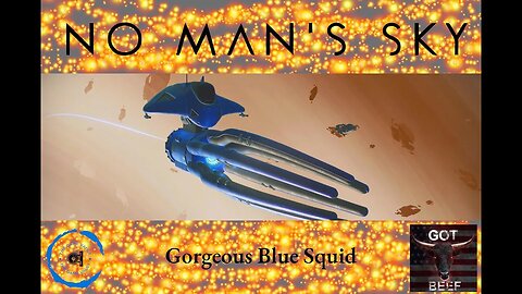 No Man's Sky - Gorgeous Blue Squid