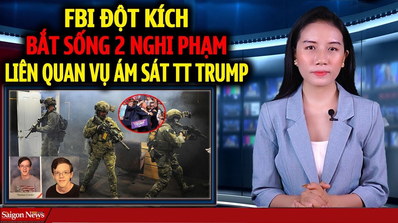 FBI đột kích bắt sống 2 kẻ tình nghi liên quan đến vụ ám sát TT trump, mở ra một sự thật kinh hoàng