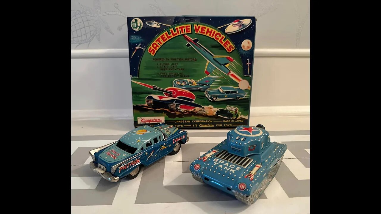 Never before seen! COMPLETE Cragstan Satellite Vehicles 5 toys in 1 box! 😱
