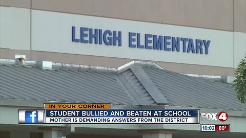 Student bullied and beaten at school