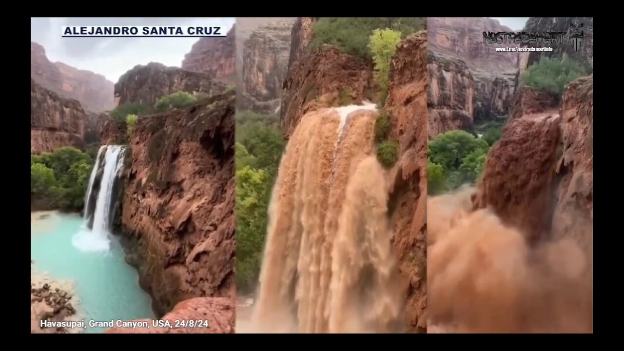 Grand Canyon inondés