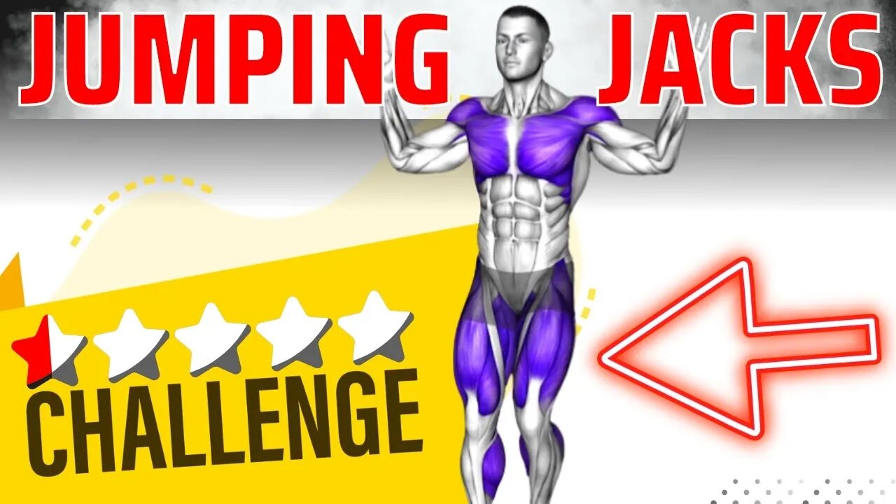 Which Level Can You Go? JUMPING JACKS CHALLENGE🥇💦 how to do jumping jacks!