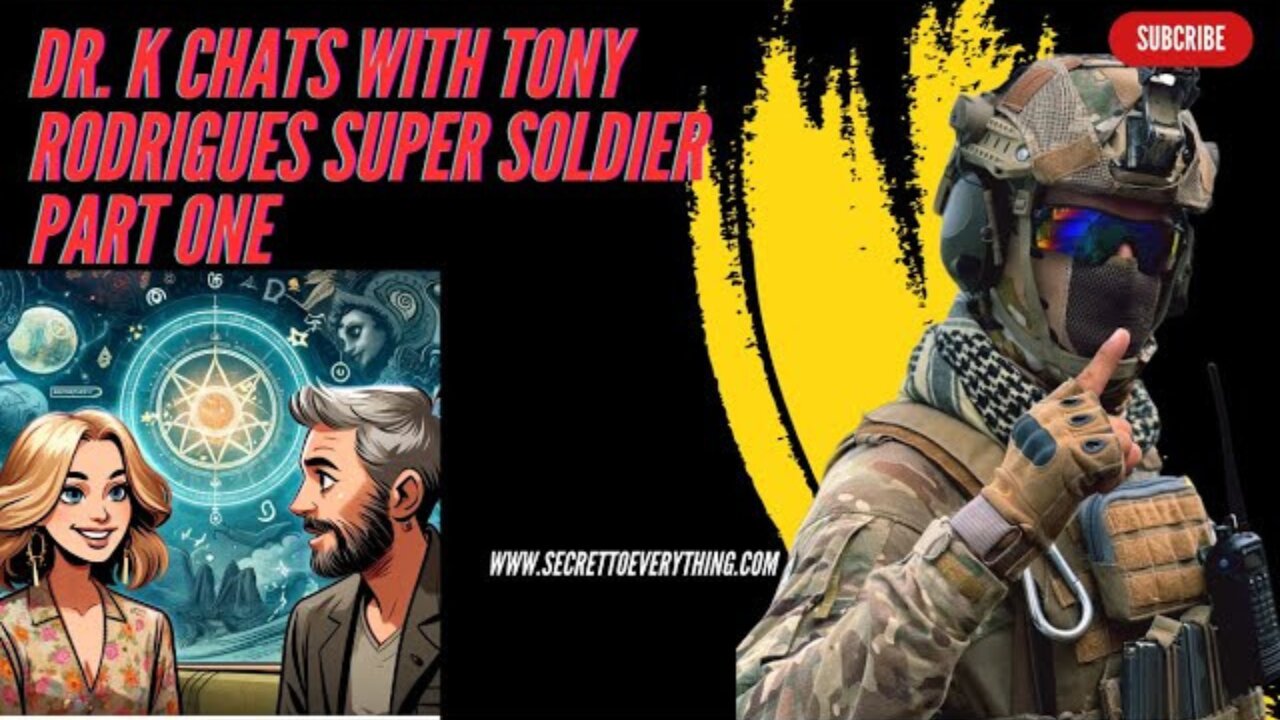 Dr. Kimberly chats with Tony Rodrigues Super Soldier on Mars PART 1