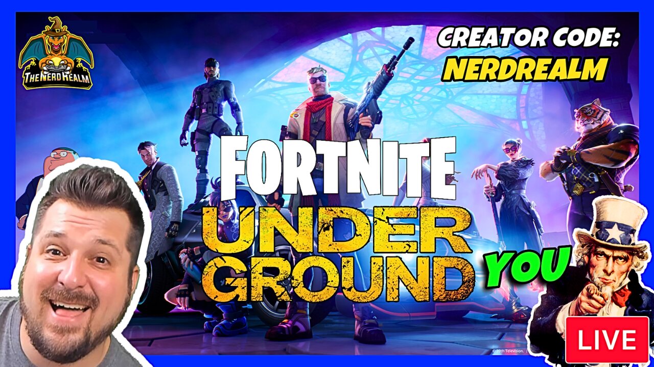 Fortnite Underground w/ YOU! Creator Code: NERDREALM Let's Squad Up & Get Some Wins! 2/28/24