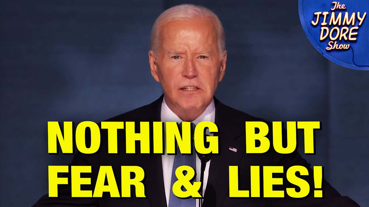 Biden’s DNC Speech A PARADE Of Lies & Fearmongering!