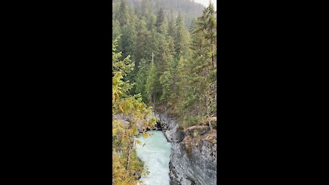 Breathtaking waterfall and stunning rock formations