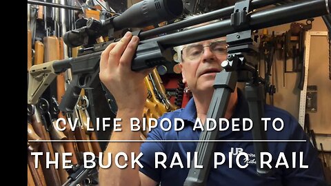 Adding a CV Life bipod to the Buck Rail Crosman Icon build. Adding adjustability to the bipod