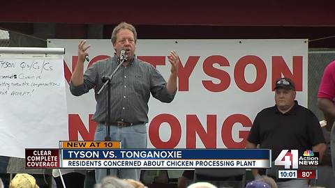 Tyson vs. Tonganoxie: Residents concerned about chicken processing plant