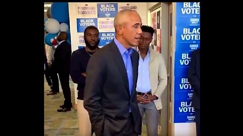 Obama urges blacks to vote for Kamala Harris because, he even admits, no one’s excited about her.