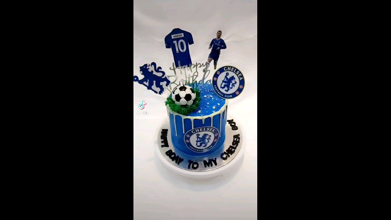 Chelsea theme cake.