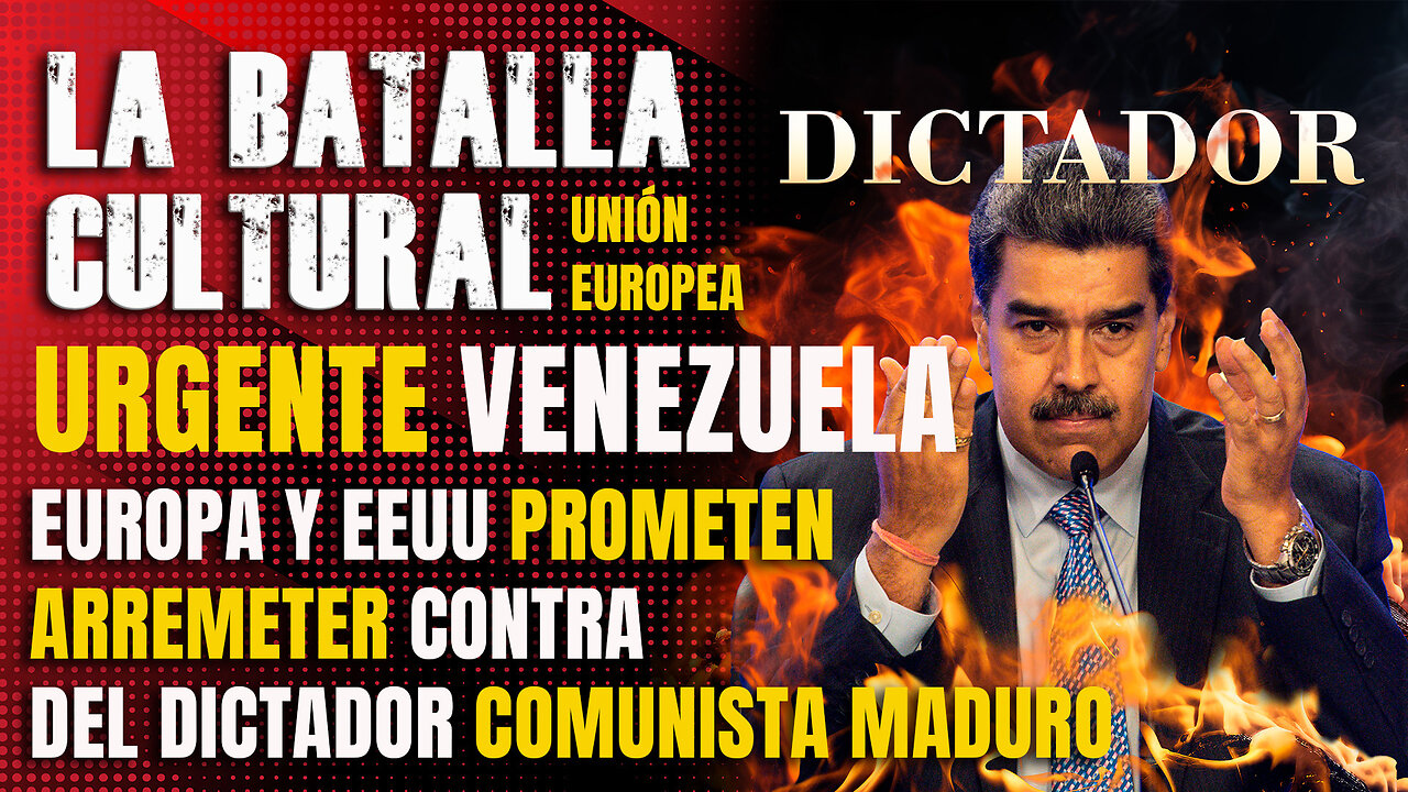 URGENTE VENEZUELA la Unión Europea y EEUU prometen arremeter contra del Dictador Comunista Maduro