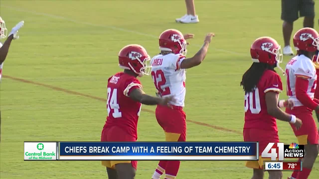 Chiefs break training camp in St. Joe