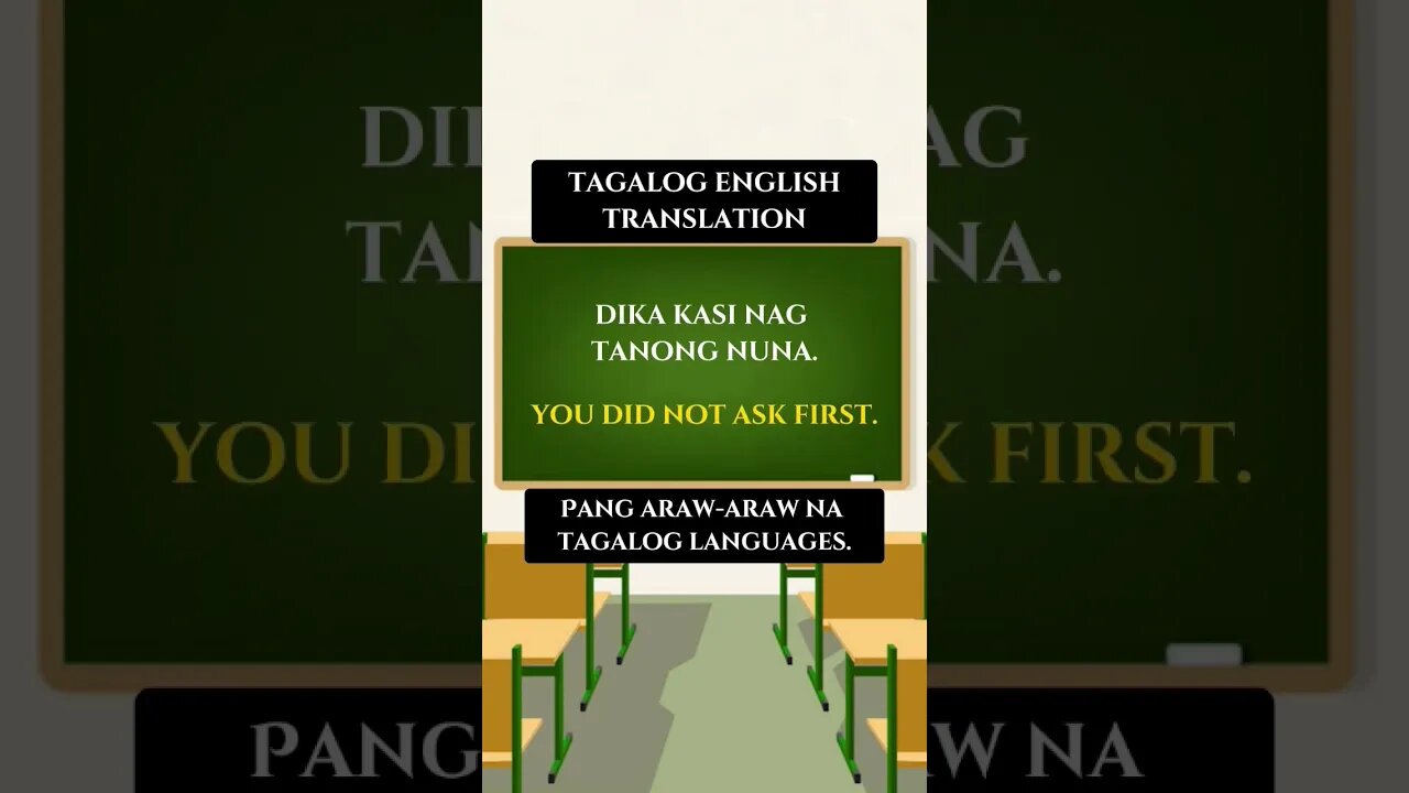 Lesson #20 Tagalog English Translation Daily use English vocabulary.#educational#englishtranslation