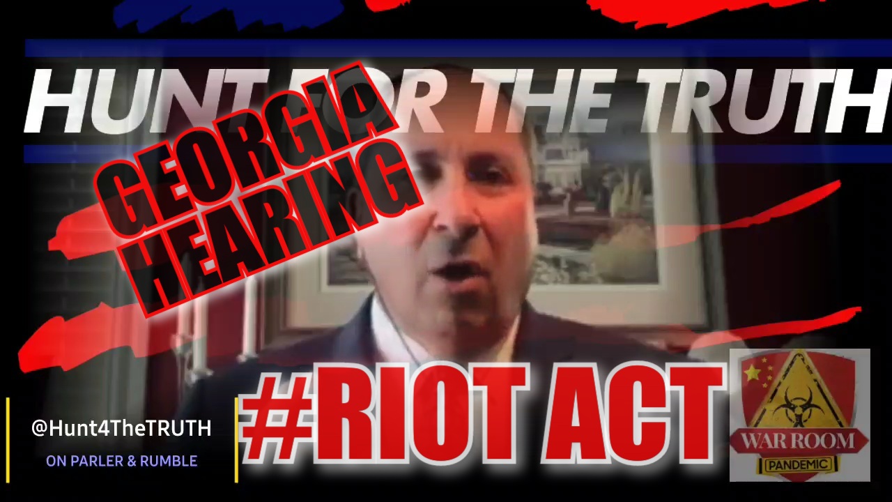 #H4T BITE: SHOCKER FROM GEORGIA REPUBIC RINOS READ RIOT ACT ON WAR ROOM PANDEMIC TODAY