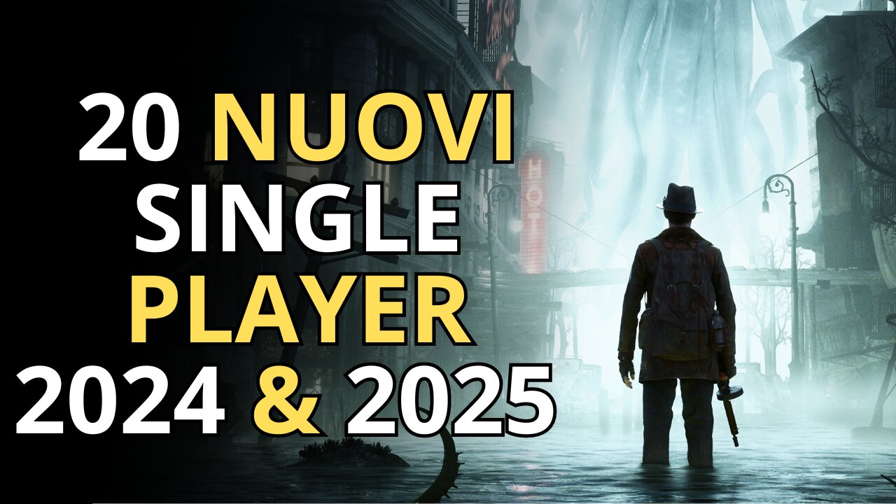 TOP 20 Videogiochi SINGLE PLAYER Sorprendenti 2024 & 2025