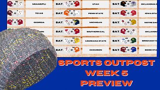 Georgia Battle the Tide, Week 5 Preview, & CFB X News